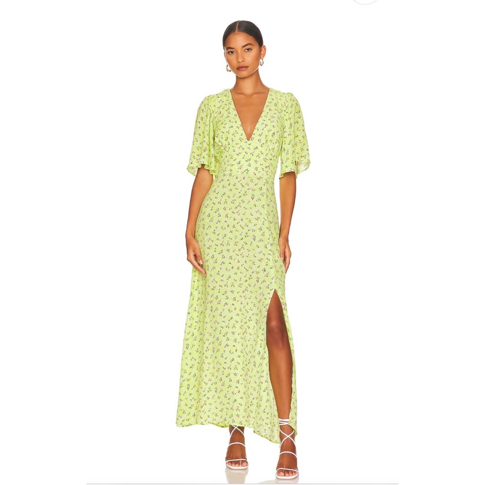 REVOLVE Zelda Maxi Dress in Lime Ditsy
AFRM